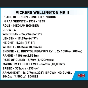 Vickers Wellington Mk.II 1:37 1162 kl.